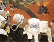 Paul Gauguin The vision after the sermon Sweden oil painting artist